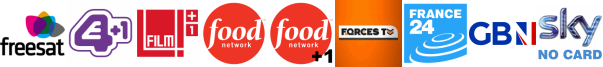 E4 +1, Film4 +1, Food Network, Food Network +1, Forces TV, France 24 English HD, GB News