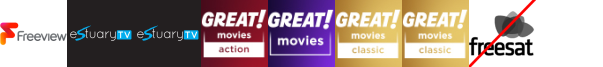 EarthxTV, Estuary TV Doncaster, Estuary TV York, GREAT! action , GREAT! movies, GREAT! movies extra, GREAT! romance