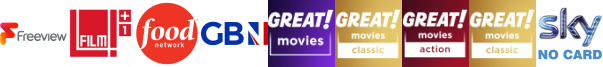 Film4 +1, Food Network, GB News, GREAT! movies, GREAT! movies +1, GREAT! movies action , GREAT! movies Christmas