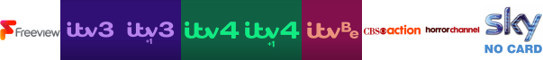 ITV3, ITV3 +1, ITV4, ITV4 +1, ITVBe, Legend, LEGEND XTRA