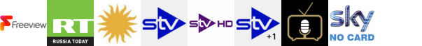 RT HD, Smithsonian Channel, STV (SD) , STV HD , STV+1 , Talking Pictures TV, That's TV 