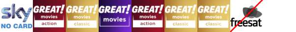 GoodNews TV, GREAT! action, GREAT! christmas, GREAT! movies, Great! Movies Action  1 , GREAT! real, GREAT! romance mix