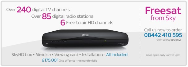 Sky to deals freesat