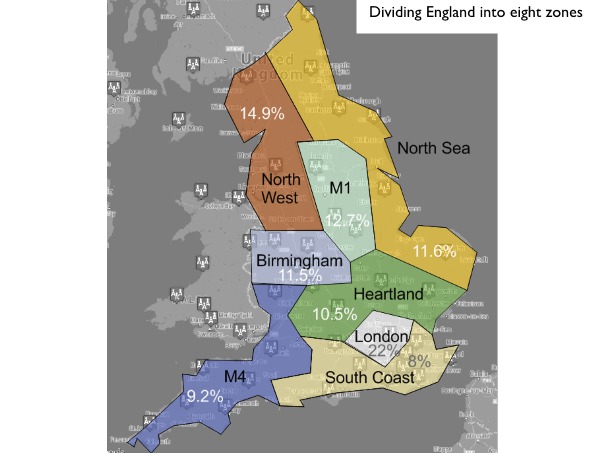 BBC England split into eight