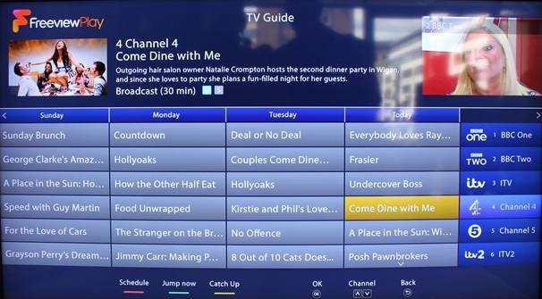 Freeview Play Backwards EPG