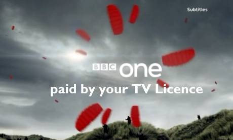 BBC One ident with something extra  Photograph: 